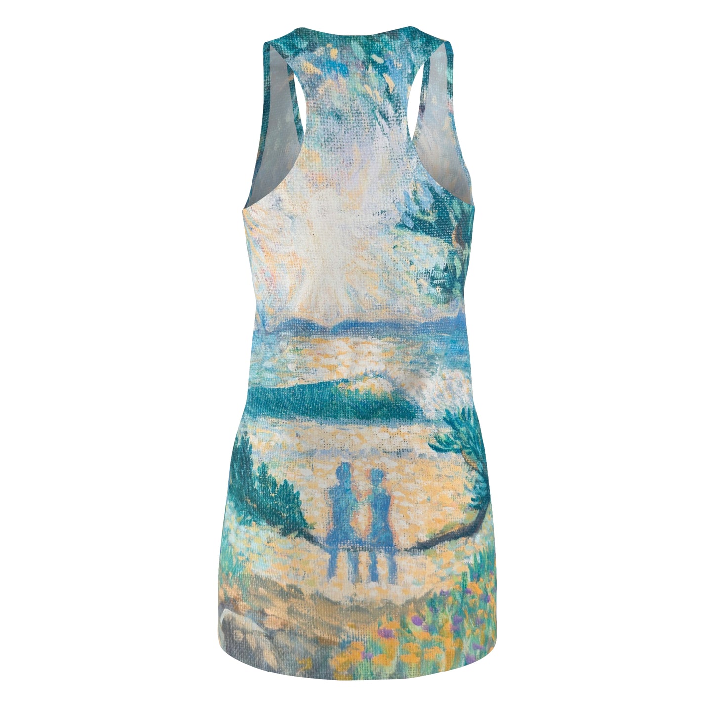 Women's Cut & Sew Racerback Dress (AOP)