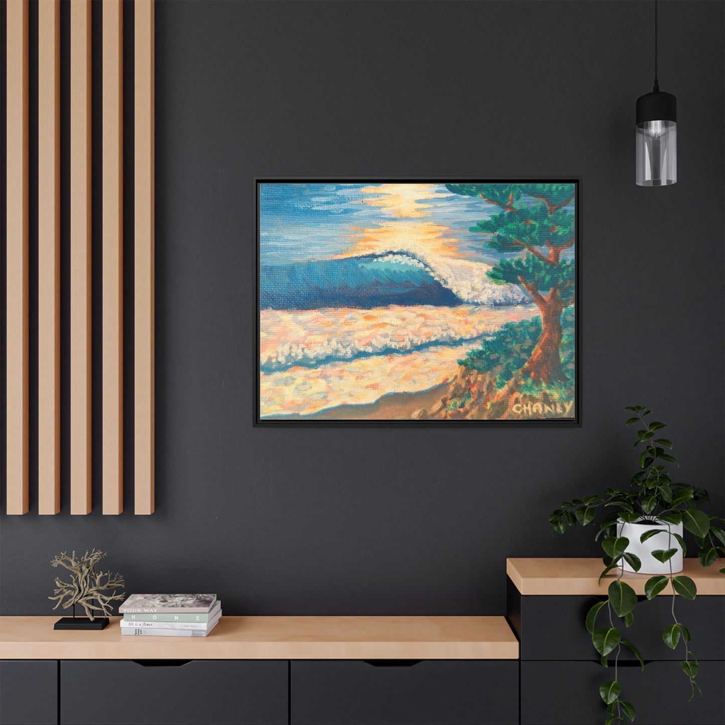 Matte Canvas, Framed (Multi-color)