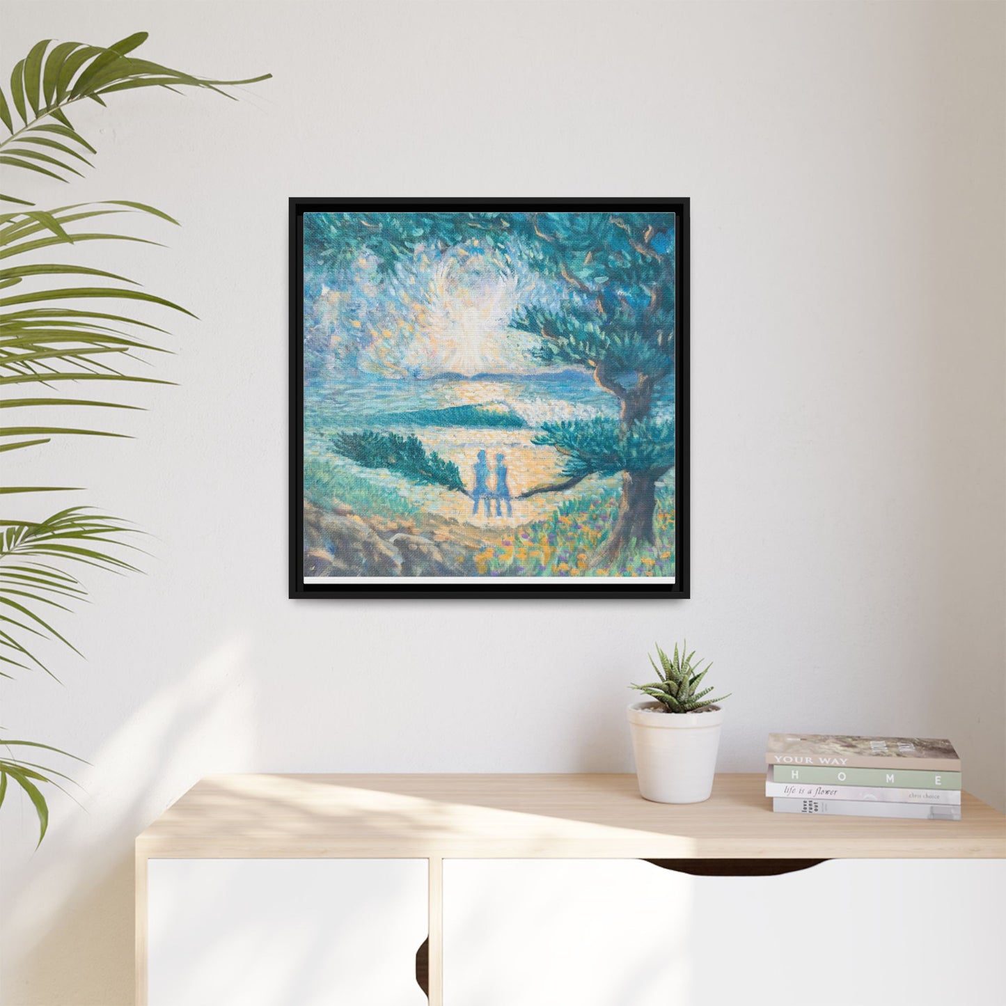 Matte Canvas, Framed (Multi-color)