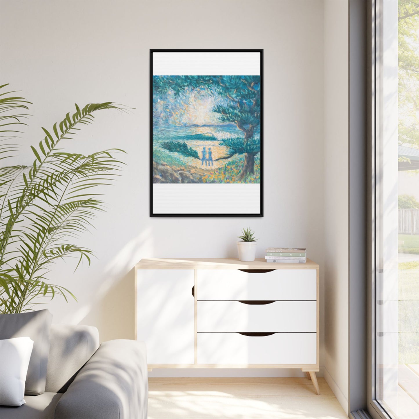 Matte Canvas, Framed (Multi-color)