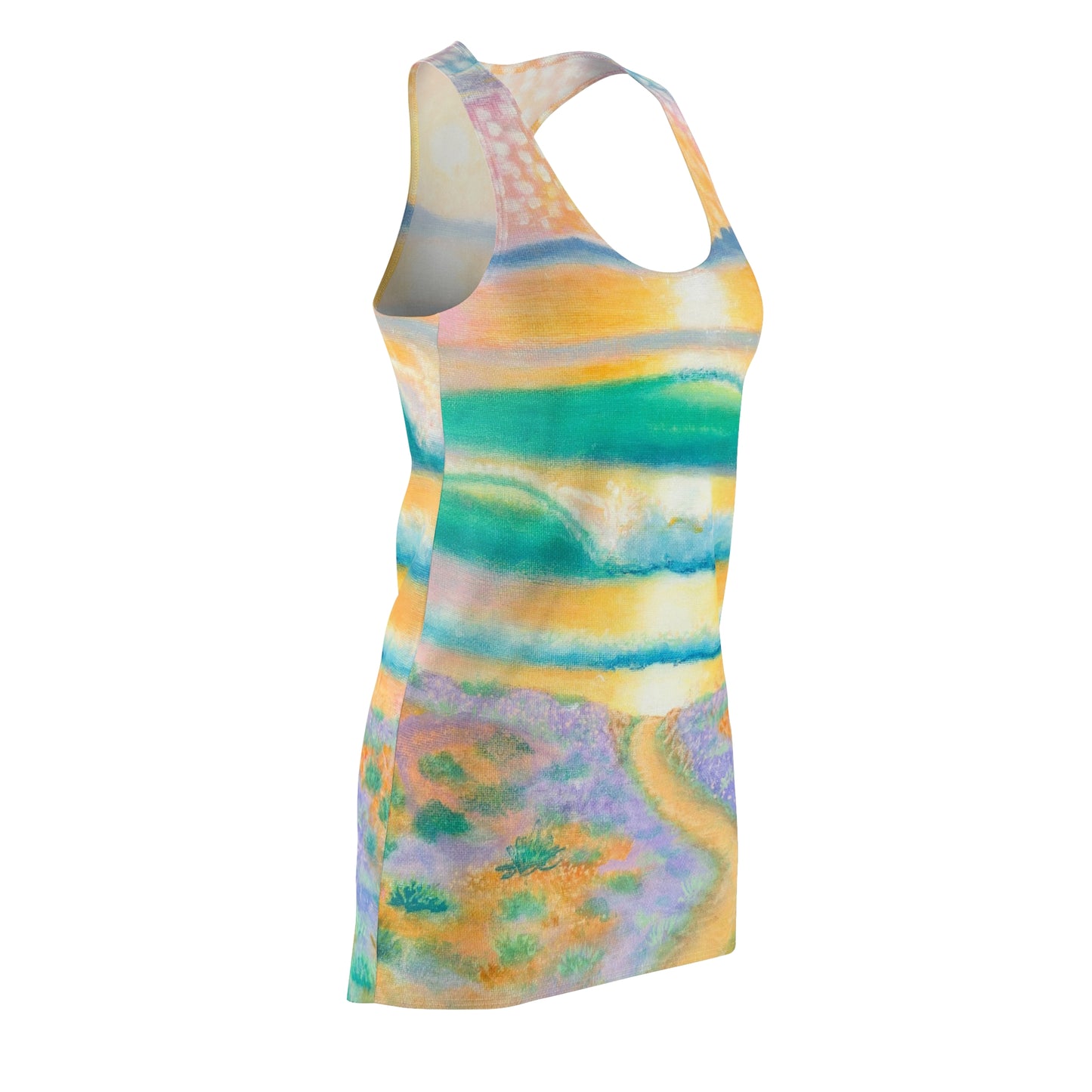 Women's Cut & Sew Racerback Dress (AOP)