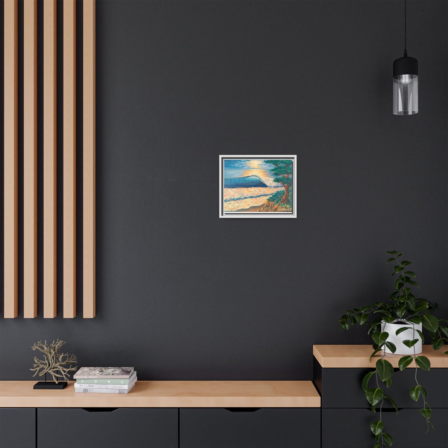 Matte Canvas, Framed (Multi-color)