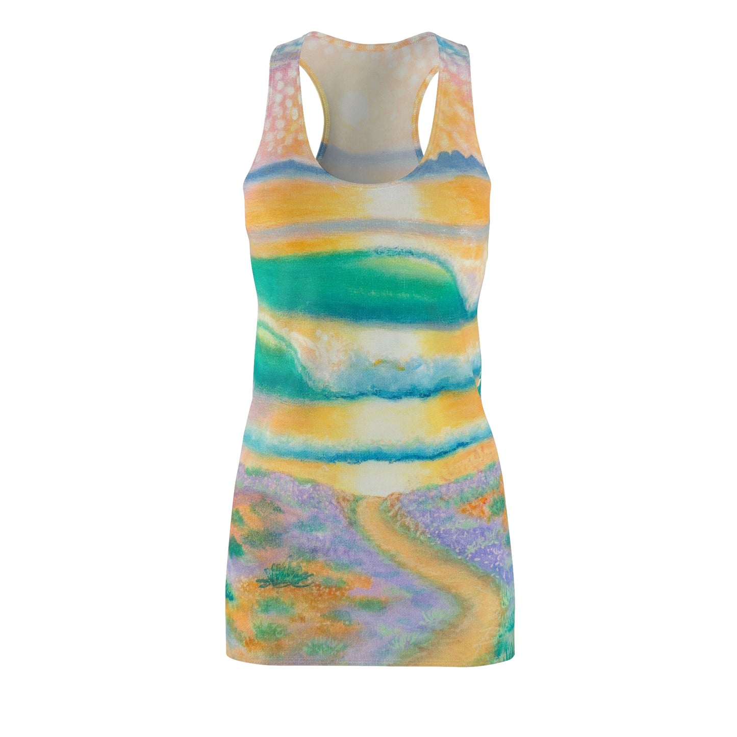 Women's Cut & Sew Racerback Dress (AOP)