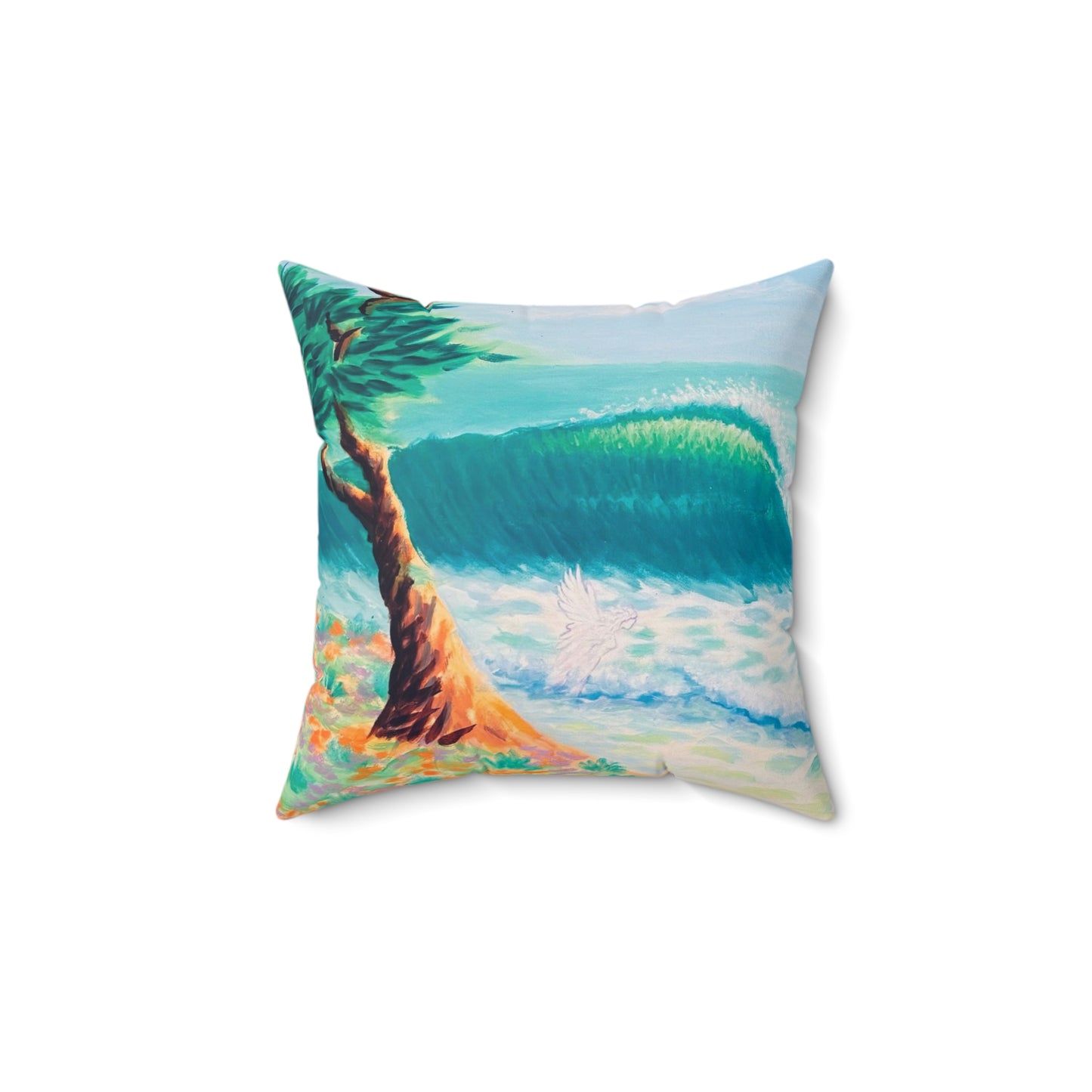 Spun Polyester Square Pillow