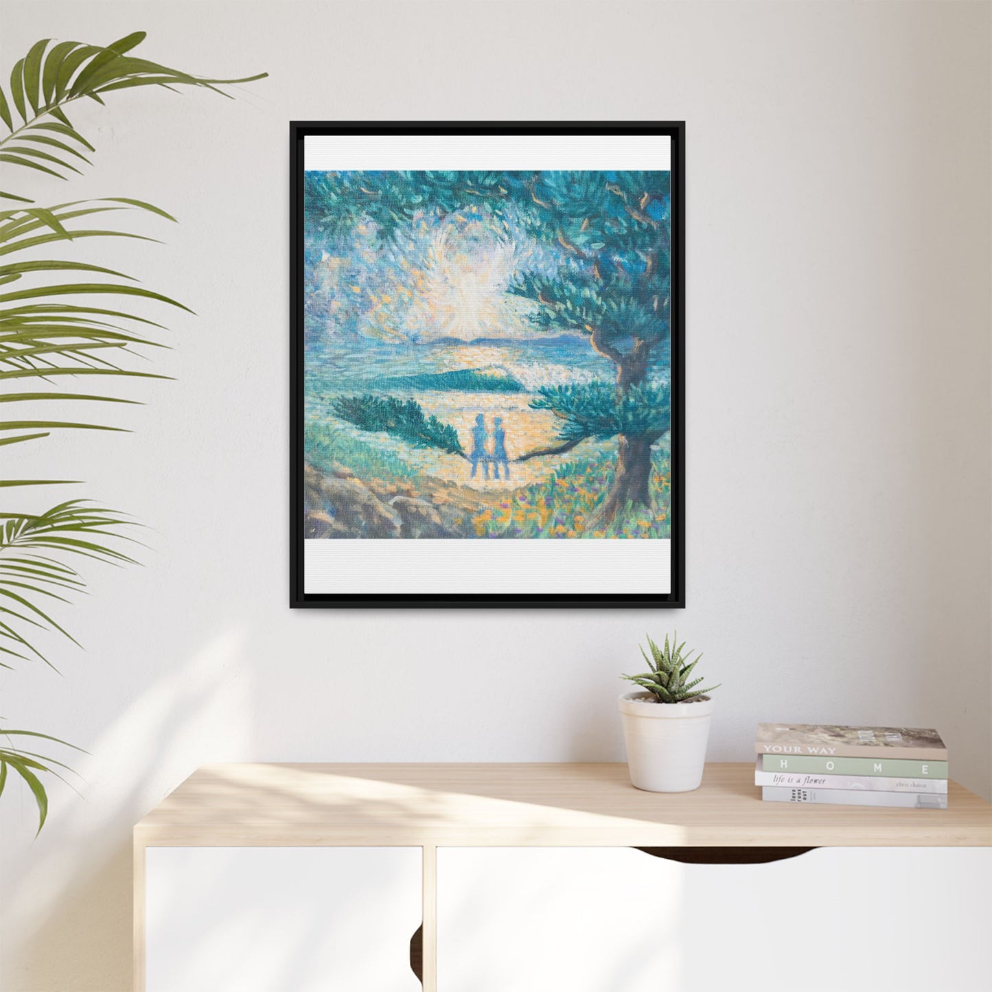 Matte Canvas, Framed (Multi-color)
