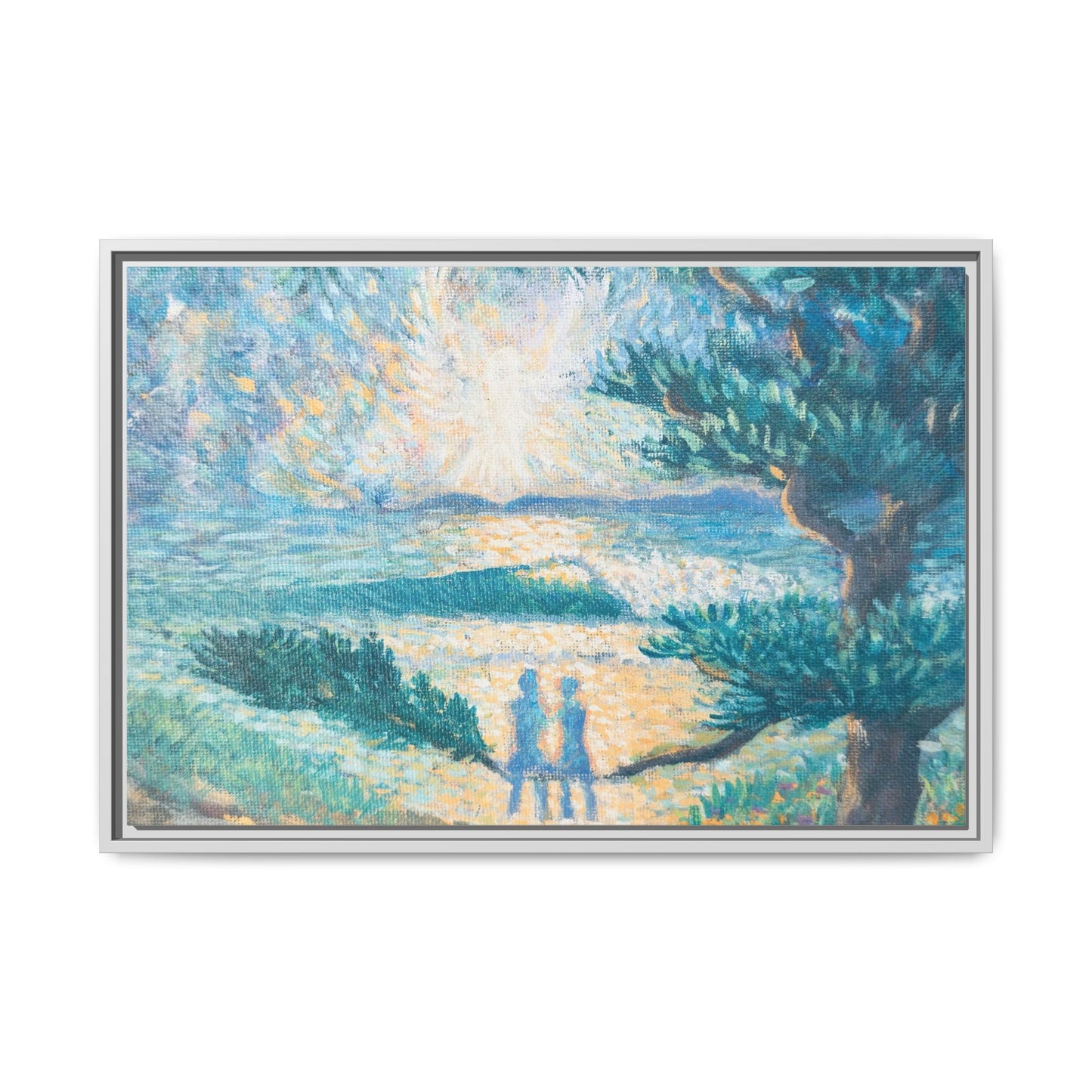 Matte Canvas, Framed (Multi-color)