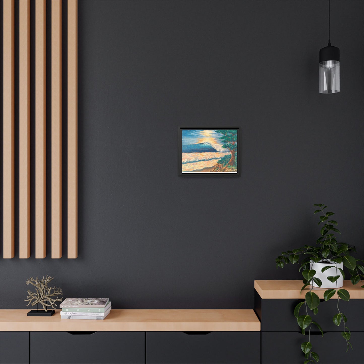 Matte Canvas, Framed (Multi-color)