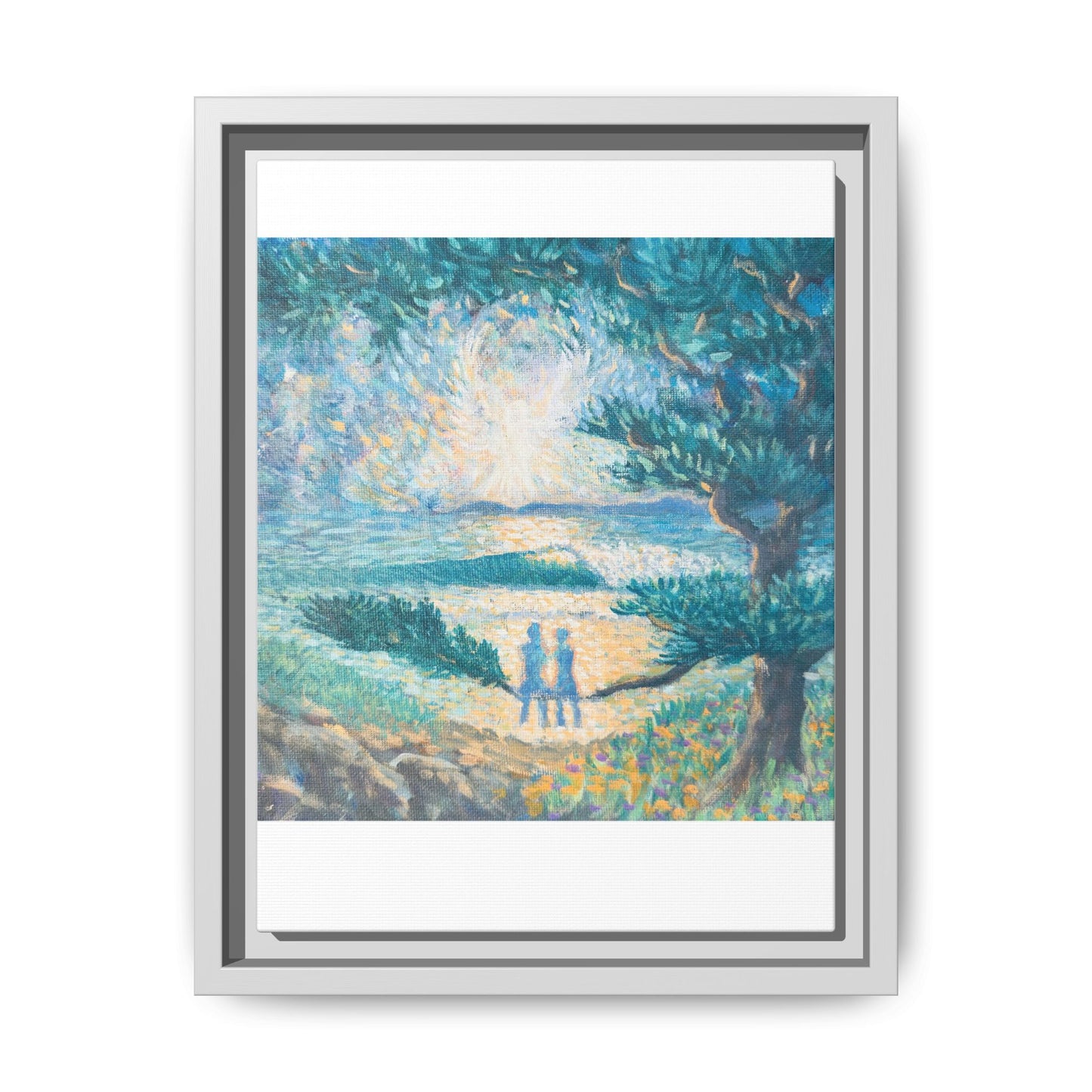 Matte Canvas, Framed (Multi-color)