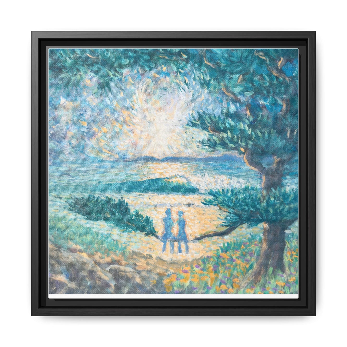 Matte Canvas, Framed (Multi-color)