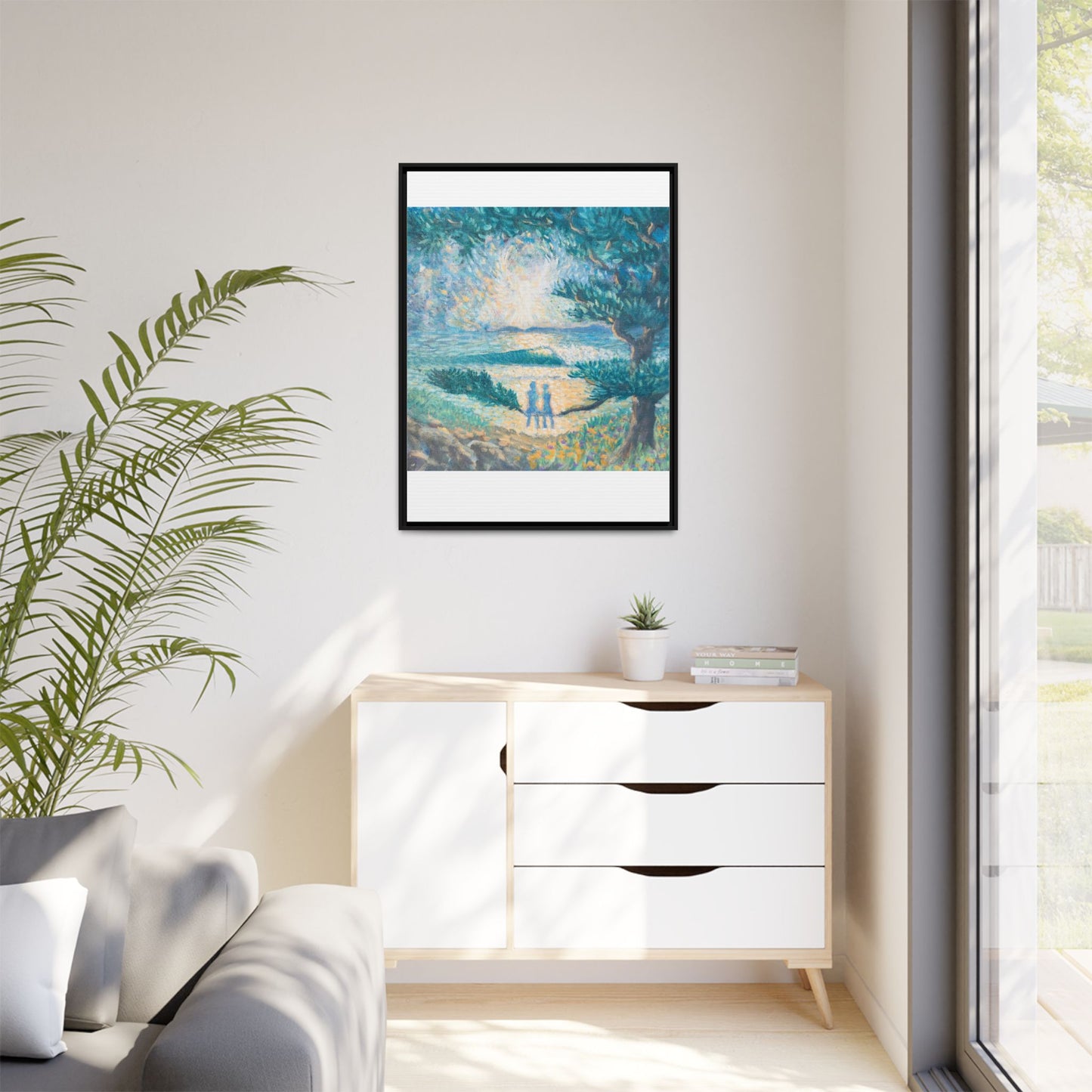 Matte Canvas, Framed (Multi-color)