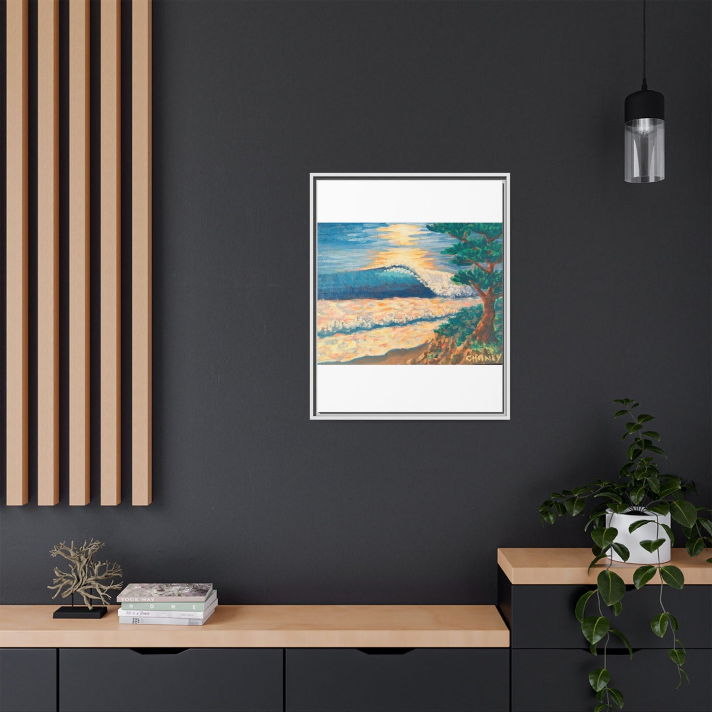 Matte Canvas, Framed (Multi-color)