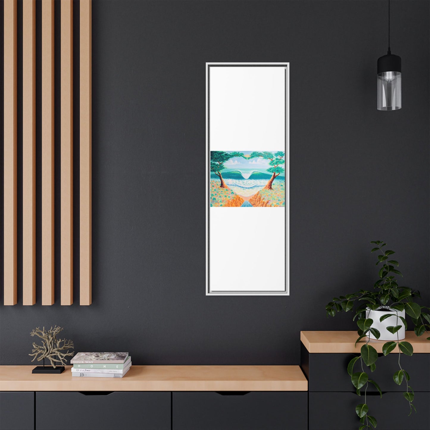 Matte Canvas, Framed (Multi-color)