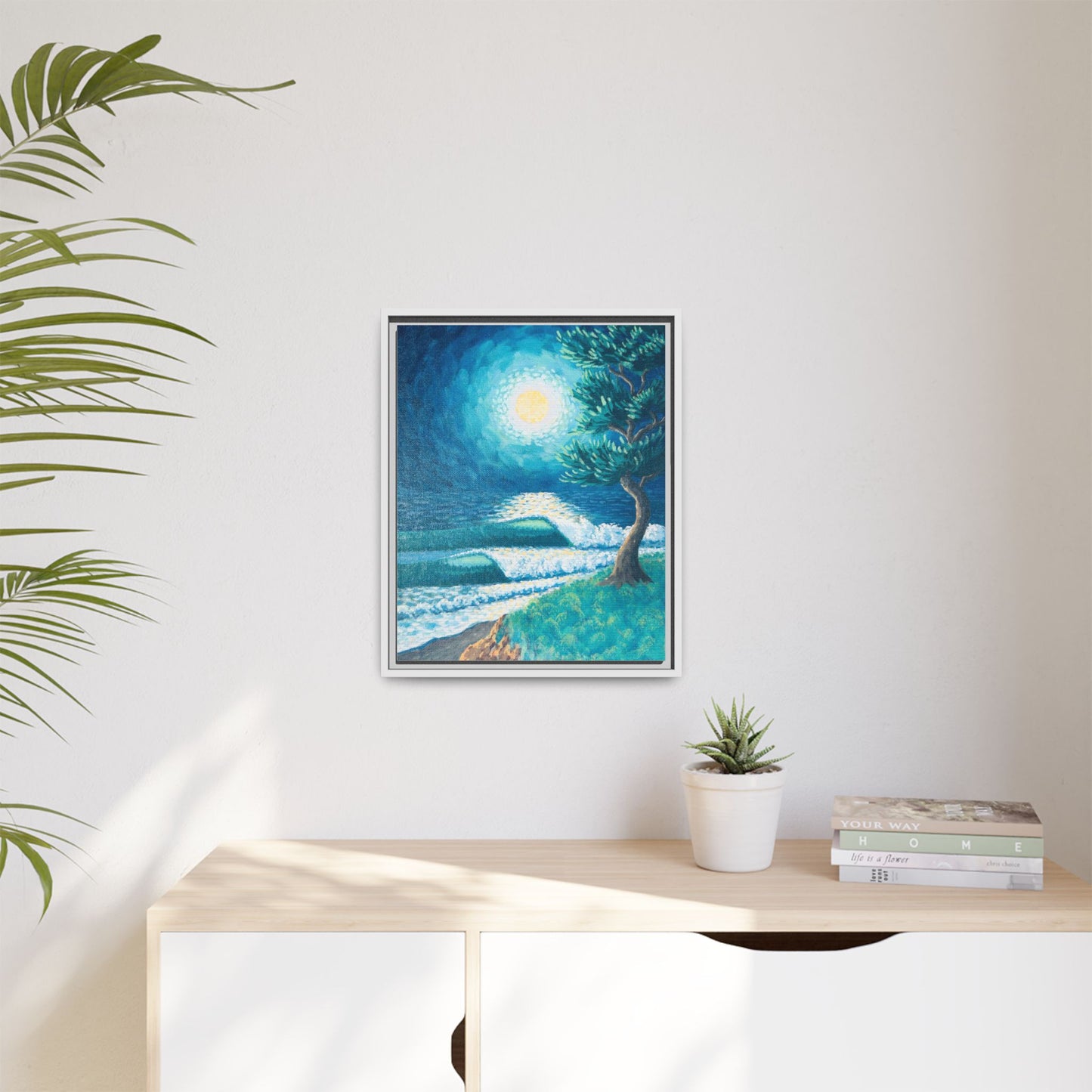 Matte Canvas, Framed (Multi-color)