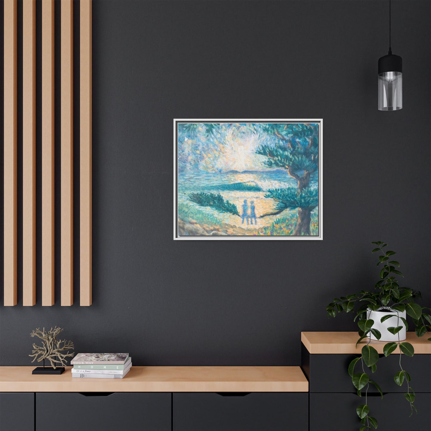 Matte Canvas, Framed (Multi-color)