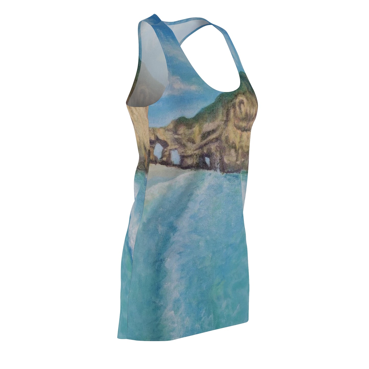 Women's Cut & Sew Racerback Dress (AOP)