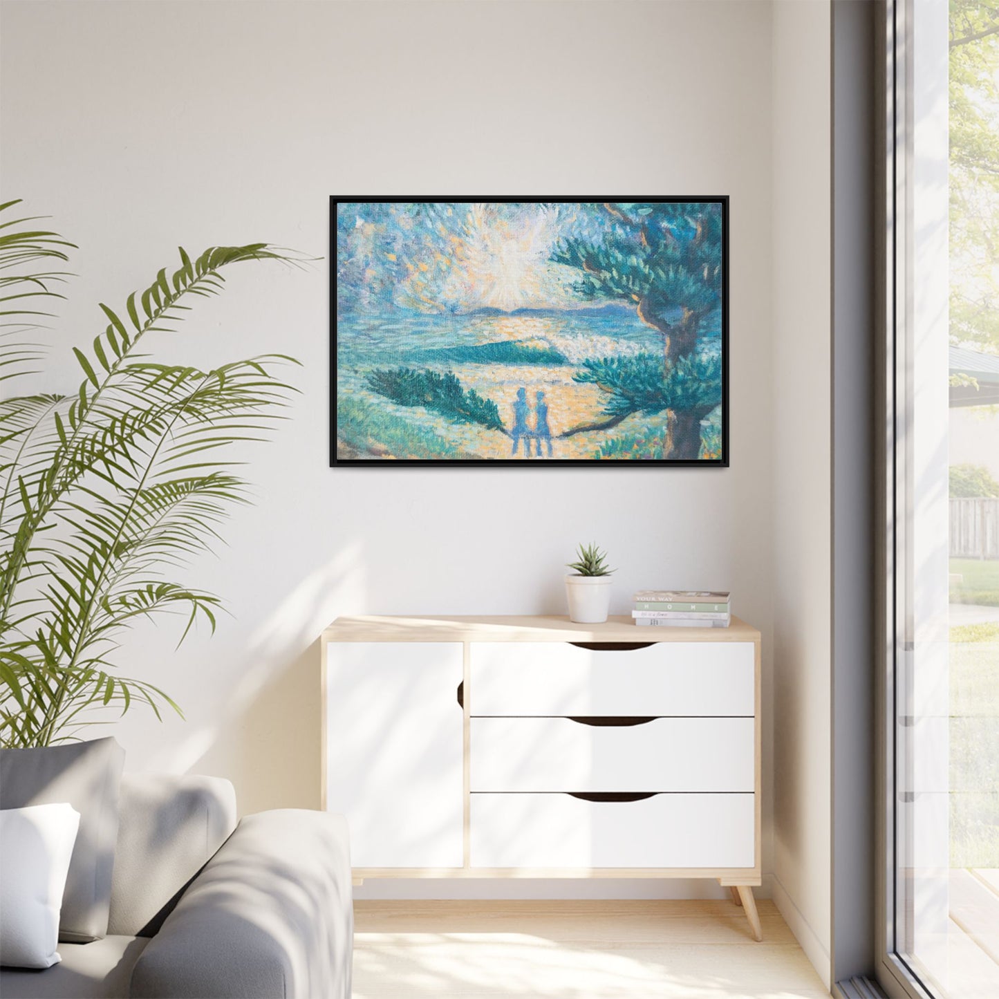 Matte Canvas, Framed (Multi-color)