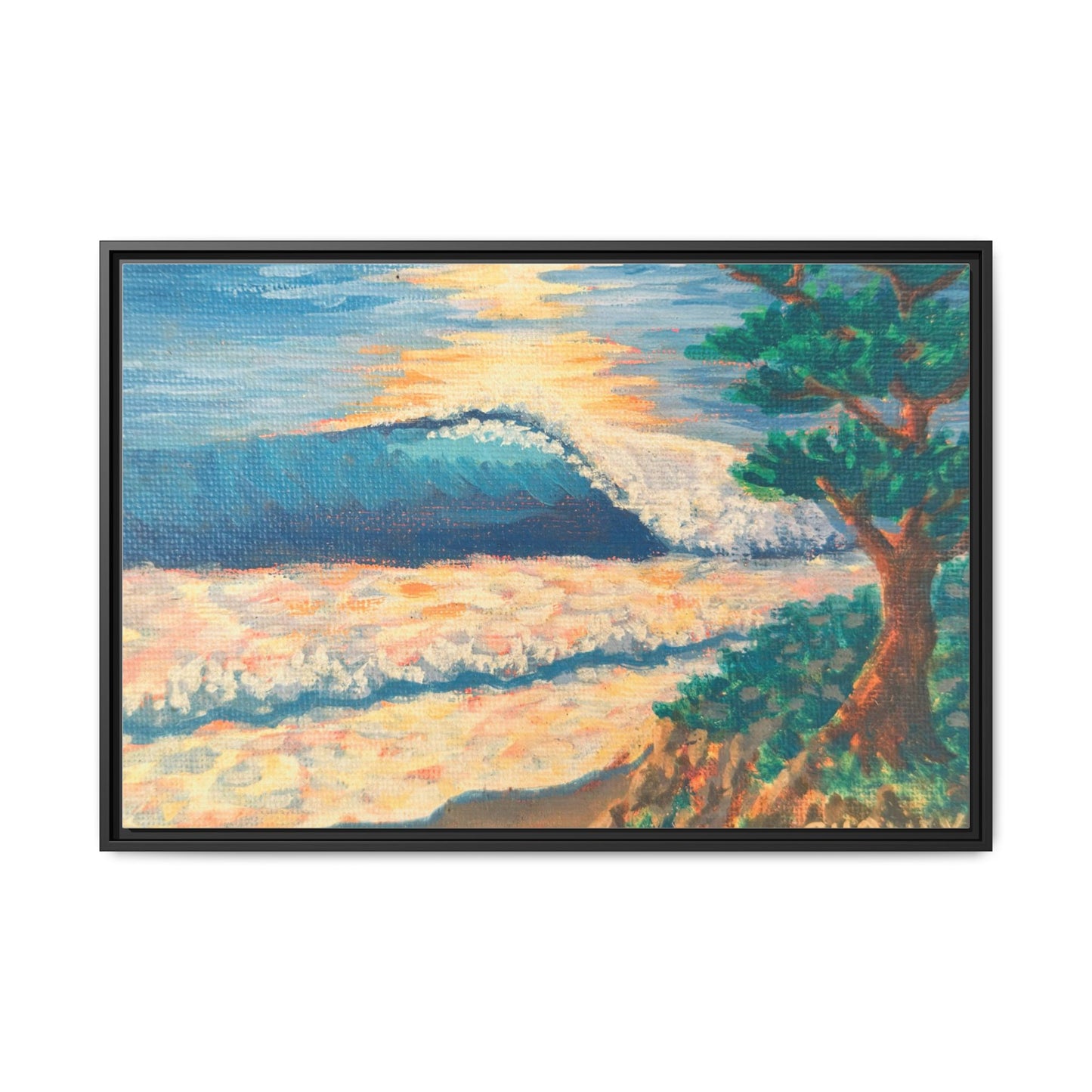 Matte Canvas, Framed (Multi-color)