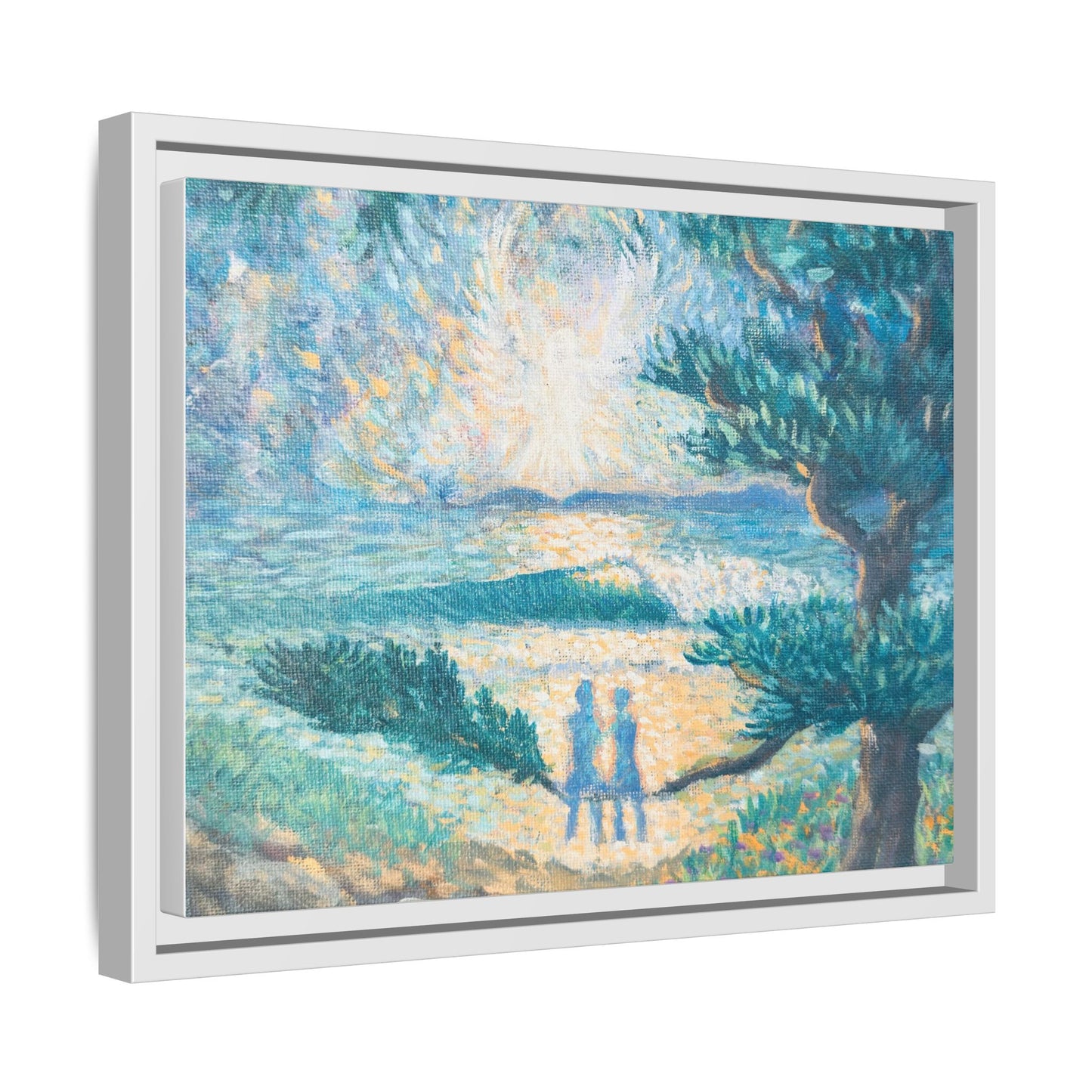 Matte Canvas, Framed (Multi-color)