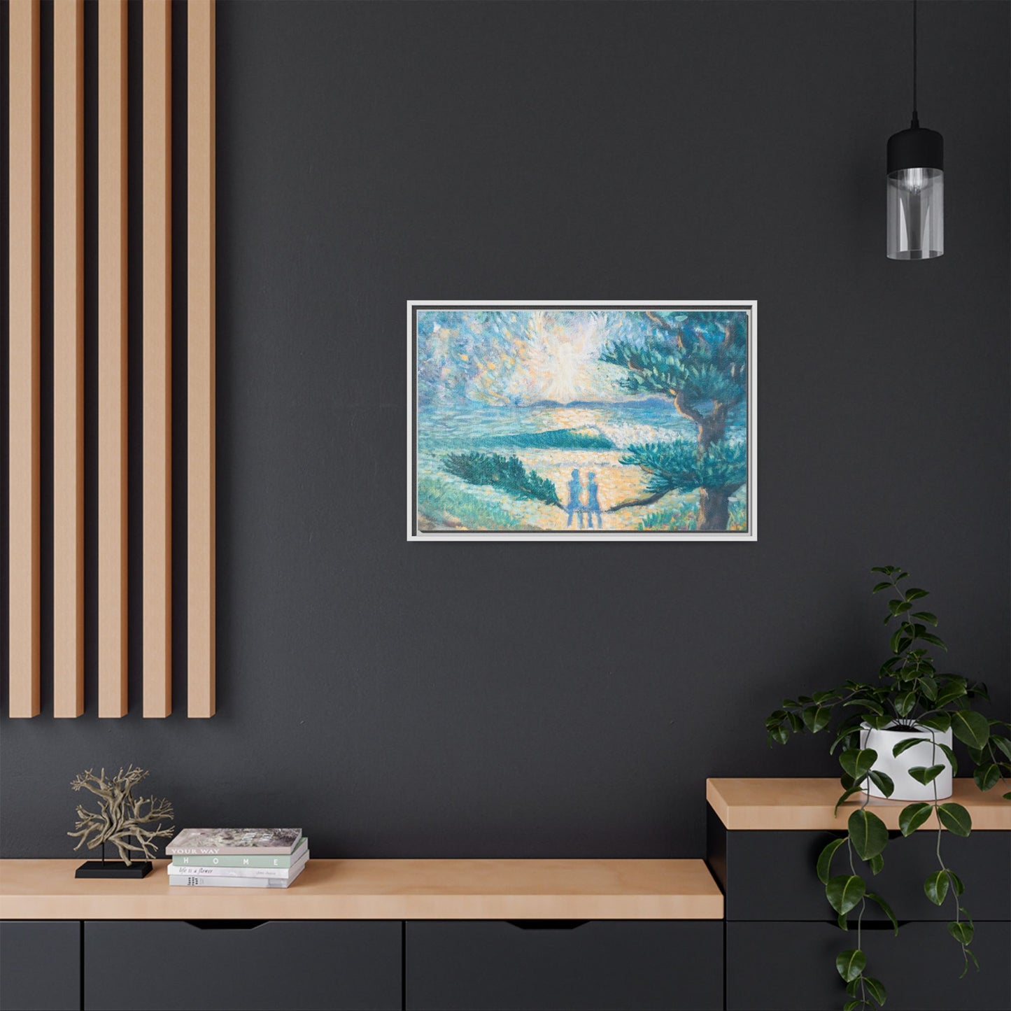 Matte Canvas, Framed (Multi-color)
