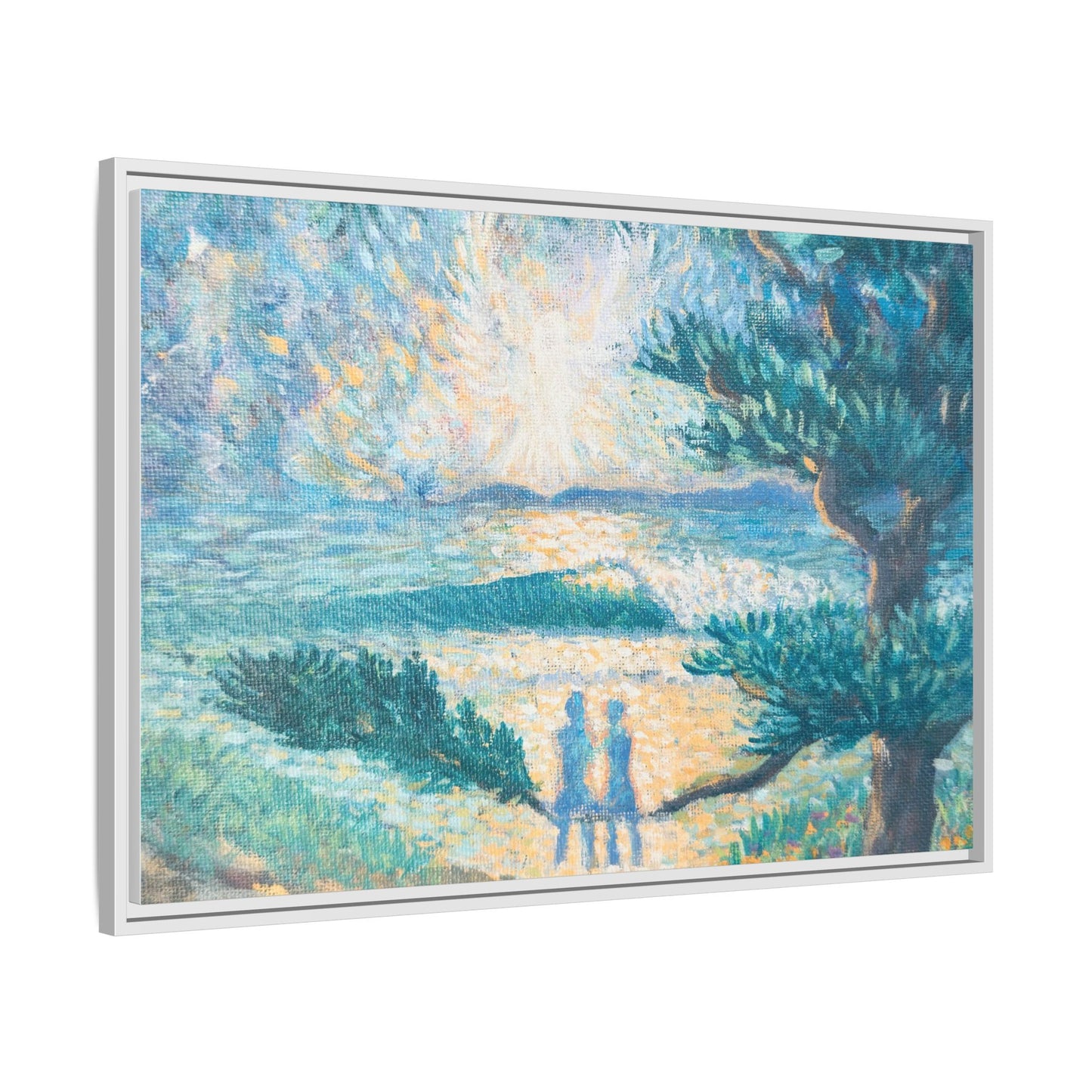 Matte Canvas, Framed (Multi-color)