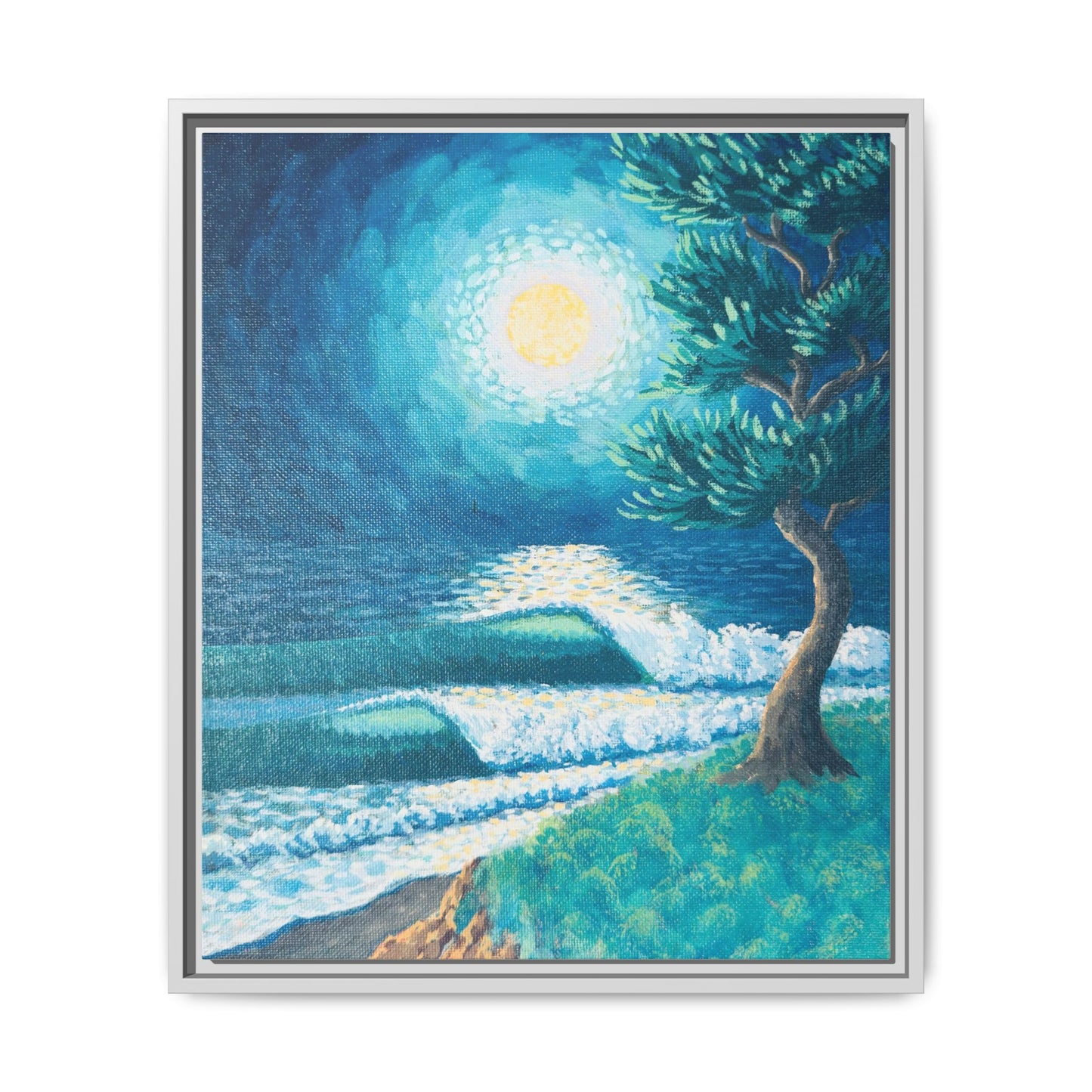 Matte Canvas, Framed (Multi-color)
