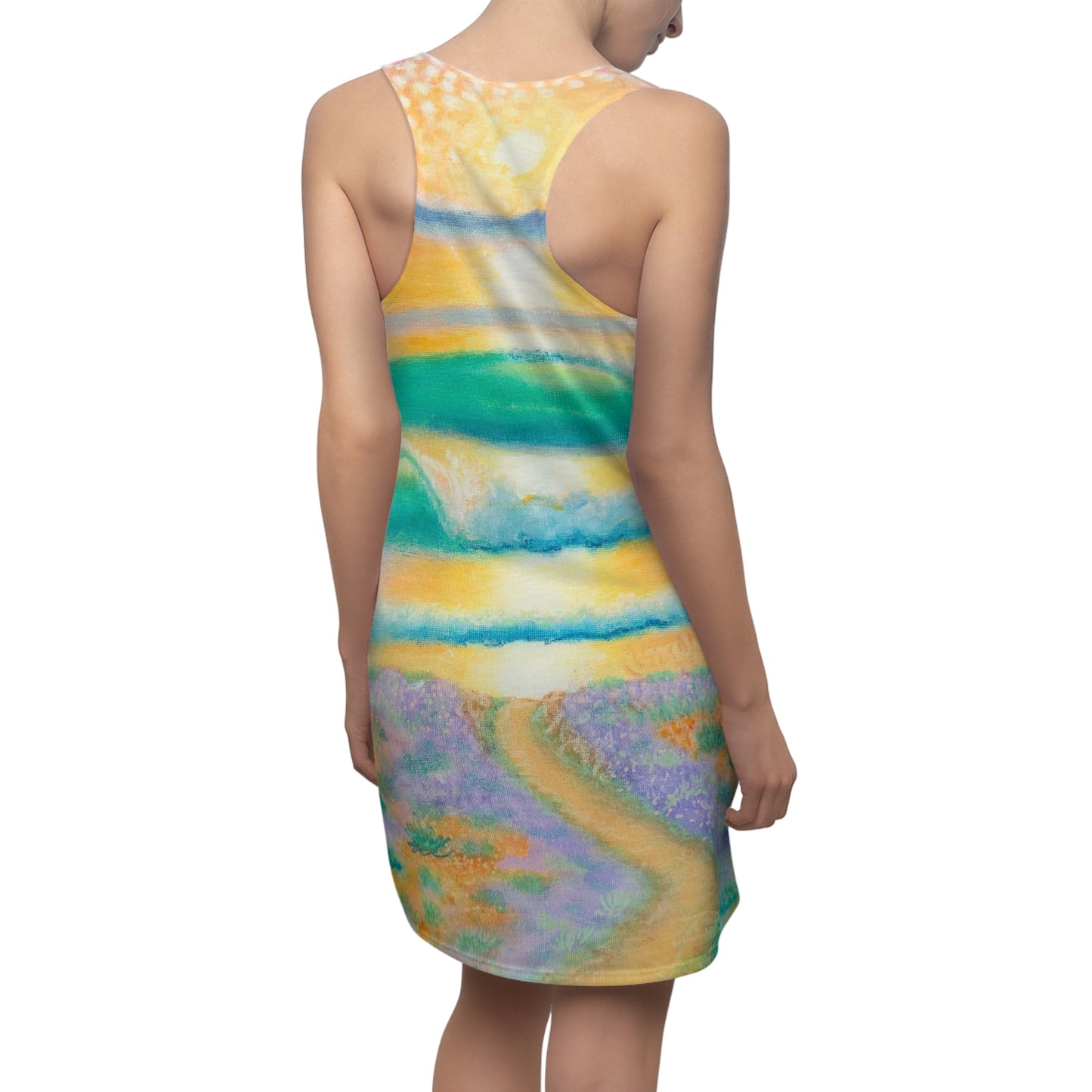 Women's Cut & Sew Racerback Dress (AOP)