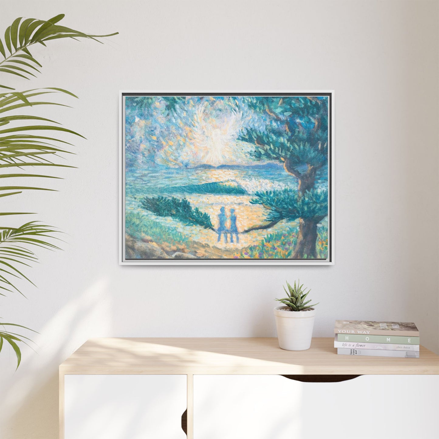 Matte Canvas, Framed (Multi-color)
