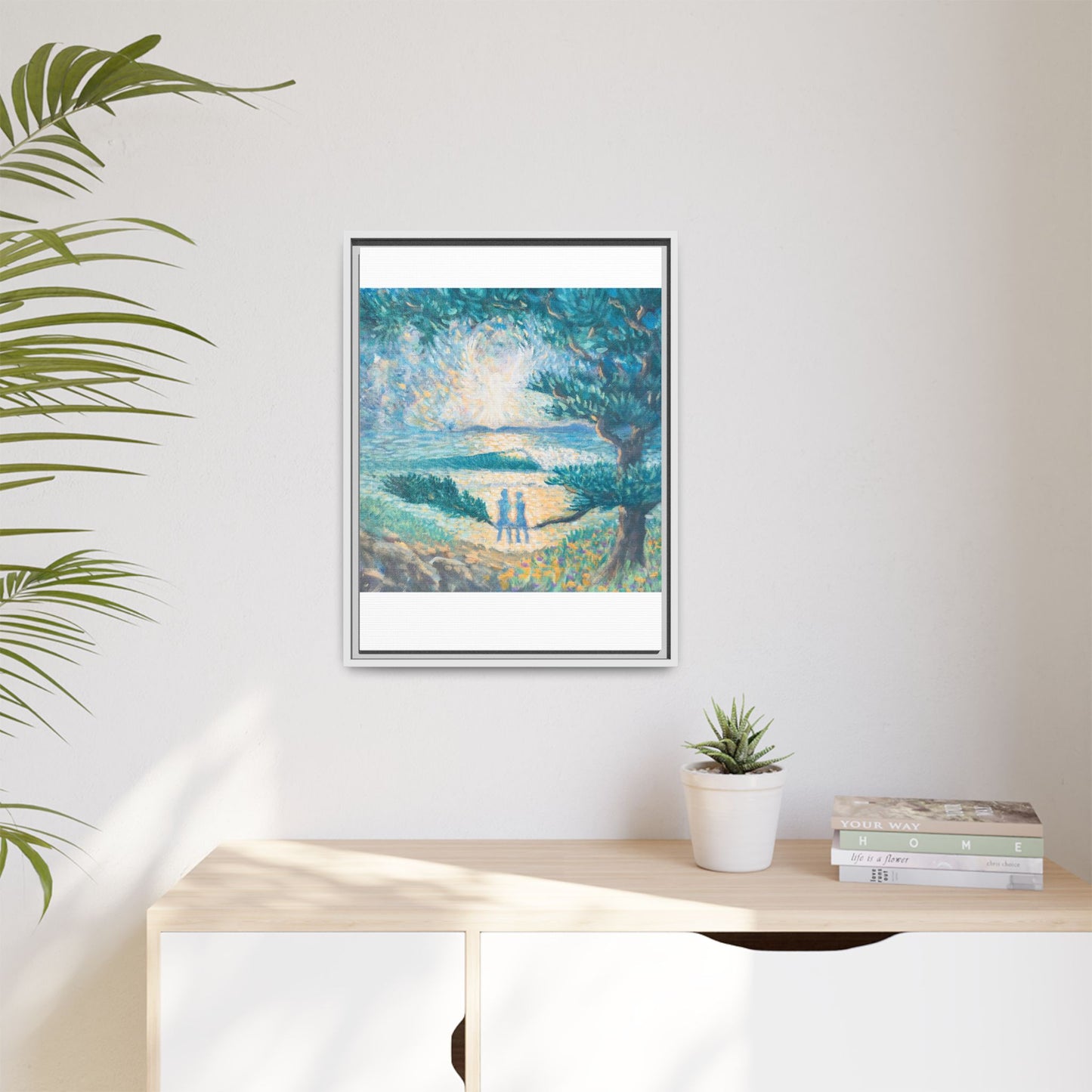 Matte Canvas, Framed (Multi-color)