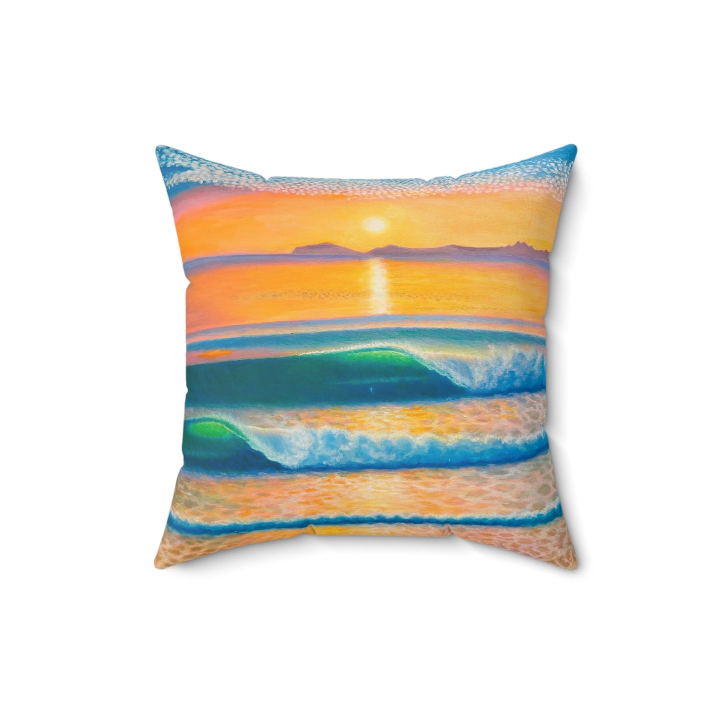 Spun Polyester Square Pillow