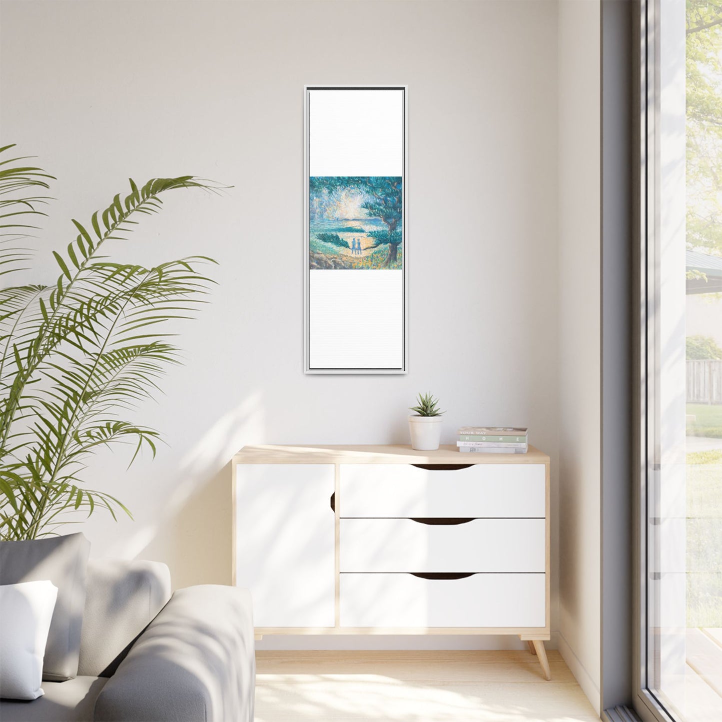 Matte Canvas, Framed (Multi-color)
