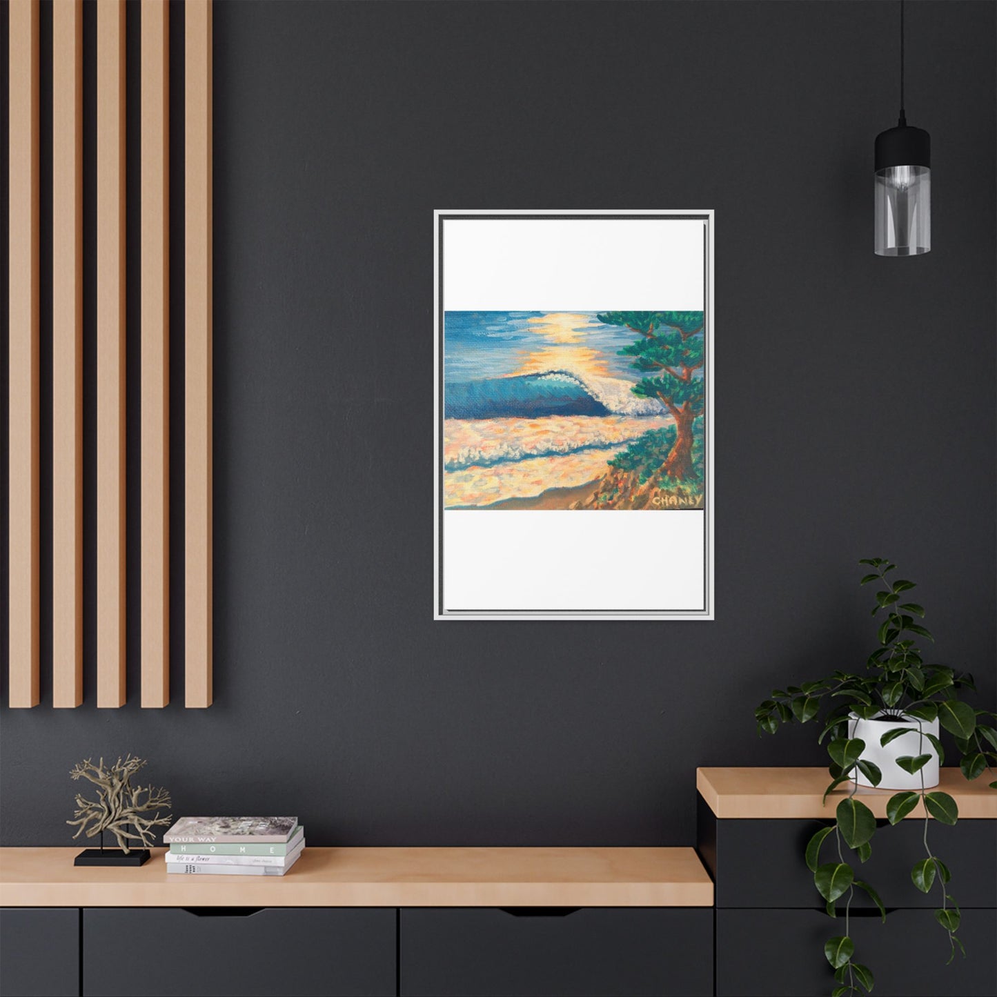 Matte Canvas, Framed (Multi-color)