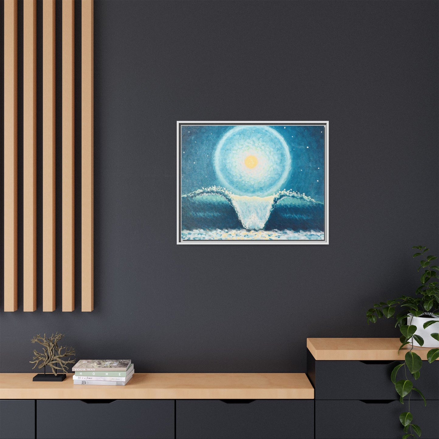 Matte Canvas, Framed (Multi-color)