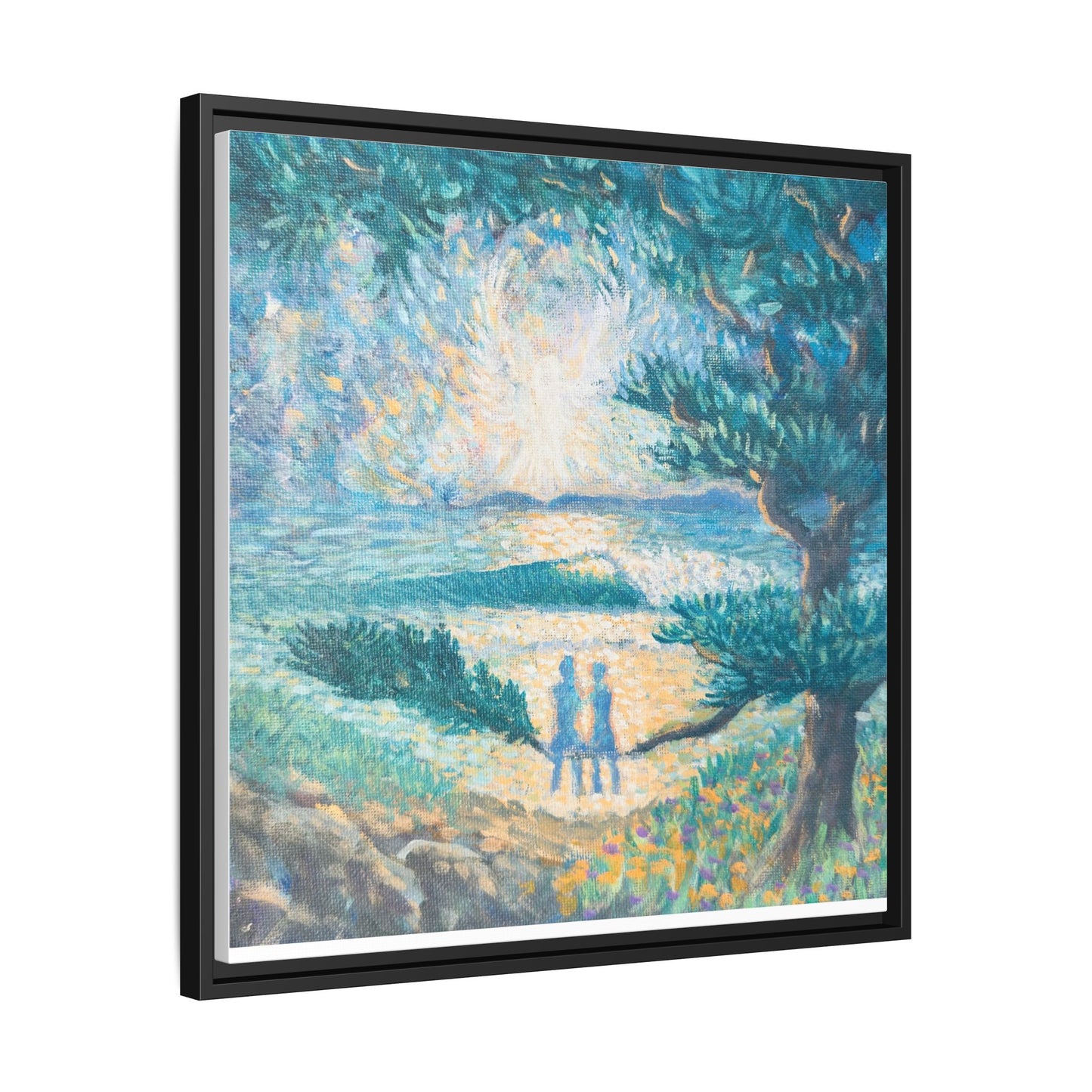Matte Canvas, Framed (Multi-color)