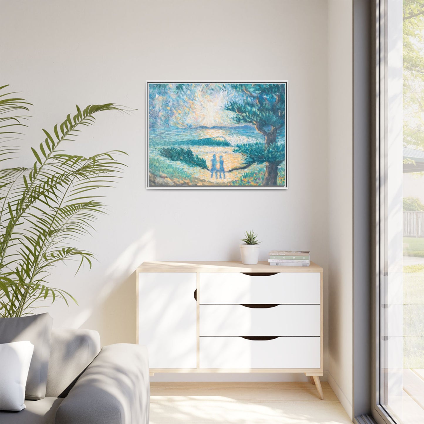 Matte Canvas, Framed (Multi-color)