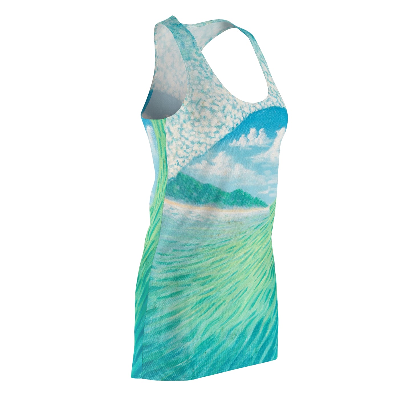 Women's Cut & Sew Racerback Dress (AOP)