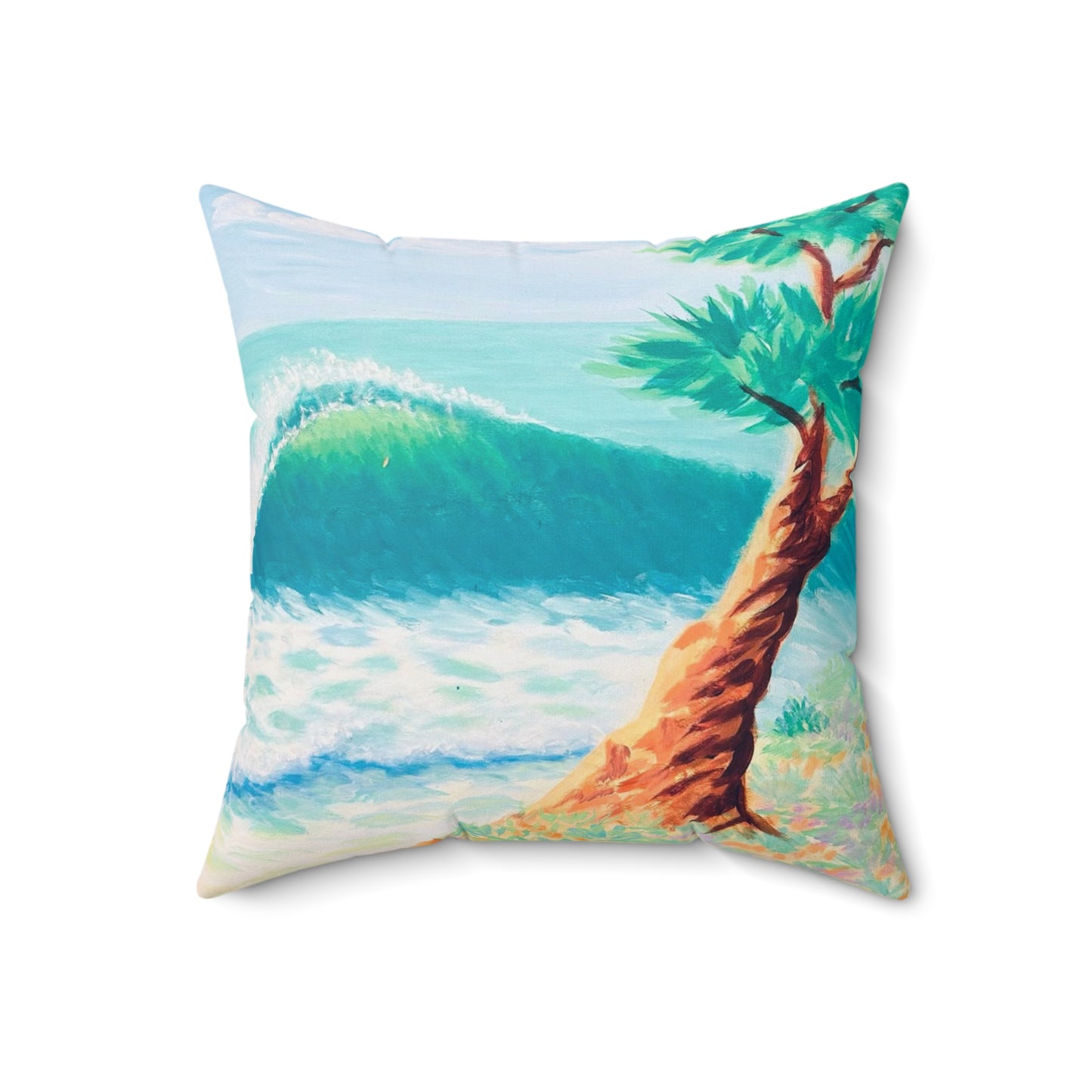 Spun Polyester Square Pillow
