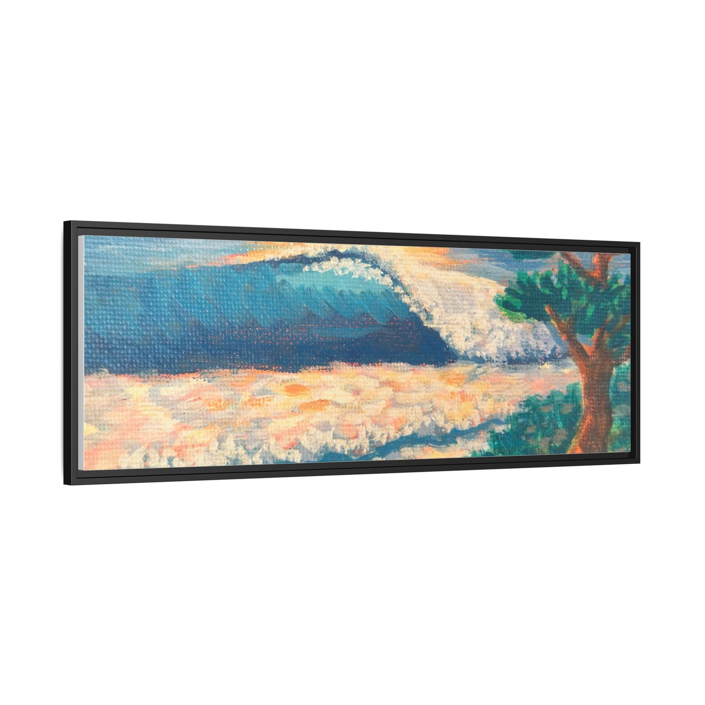 Matte Canvas, Framed (Multi-color)