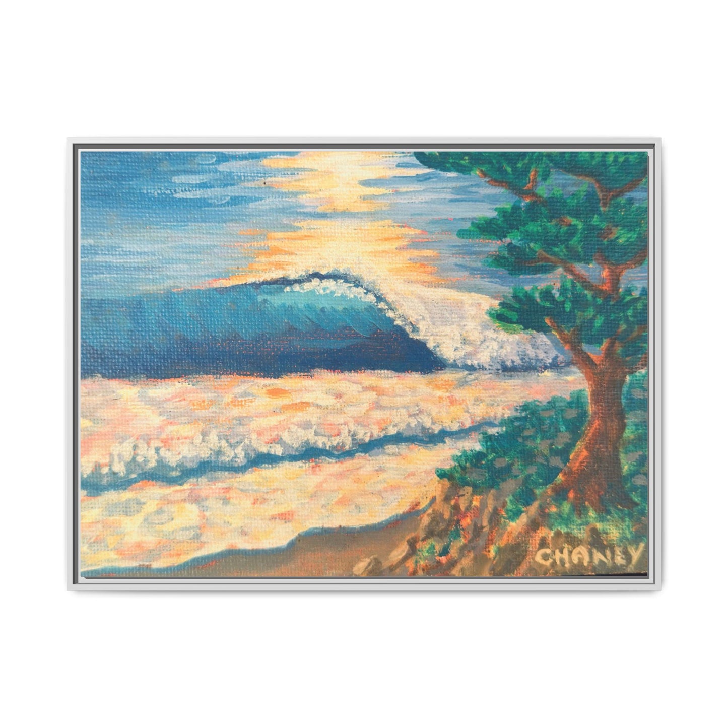 Matte Canvas, Framed (Multi-color)