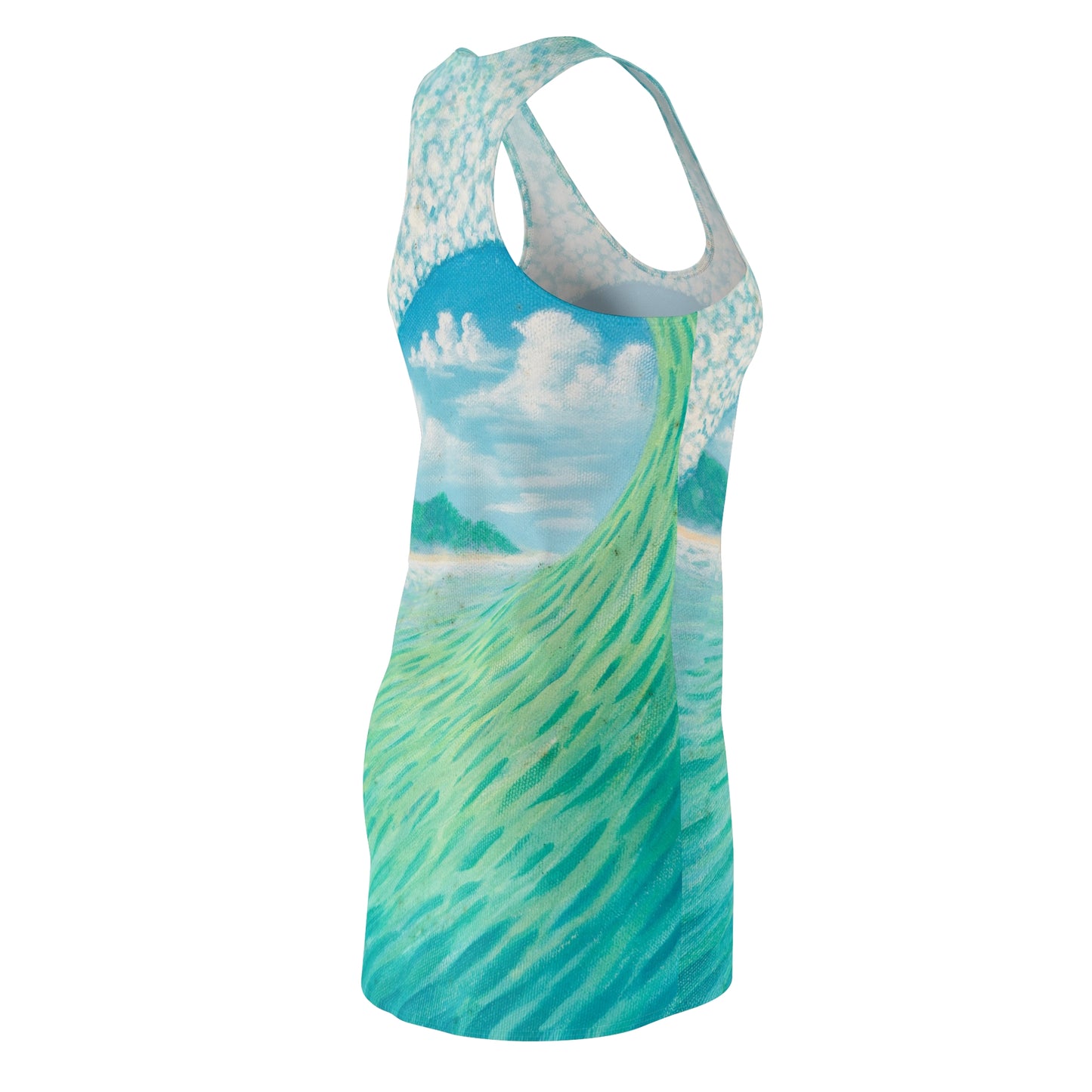 Women's Cut & Sew Racerback Dress (AOP)