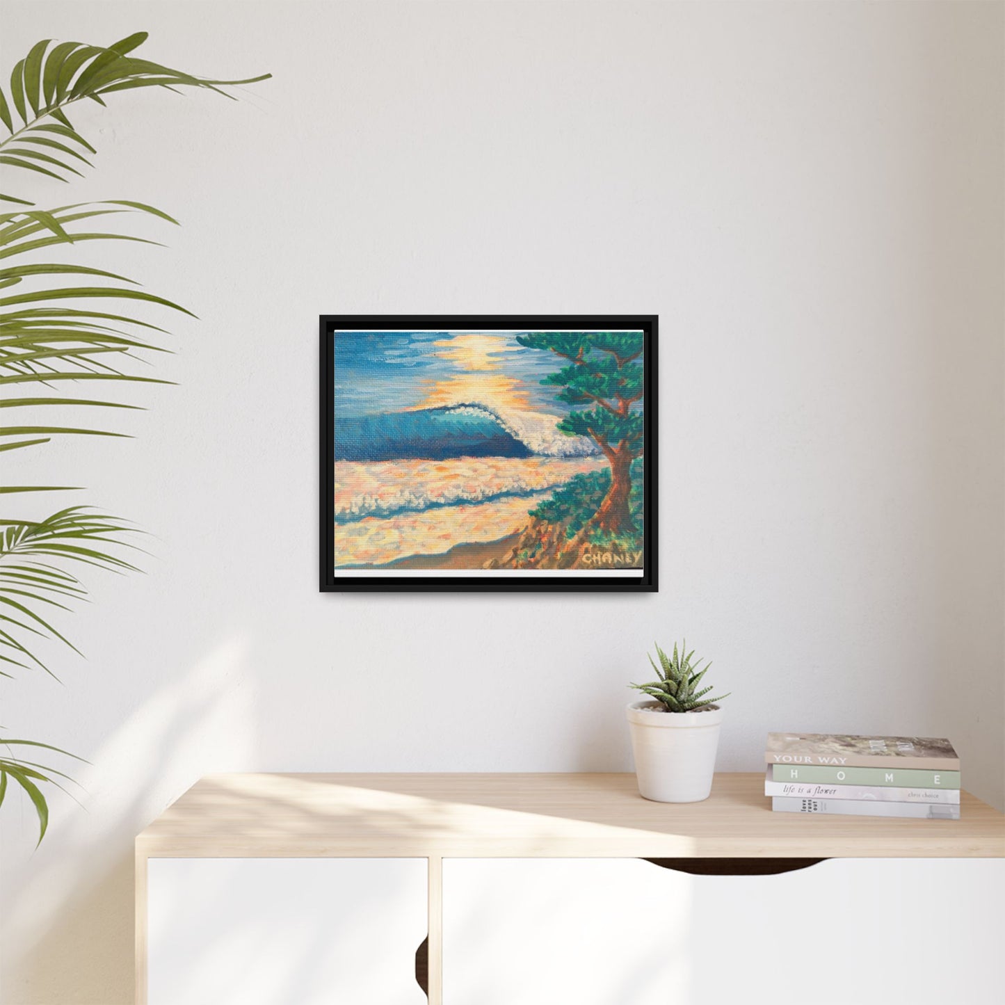Matte Canvas, Framed (Multi-color)