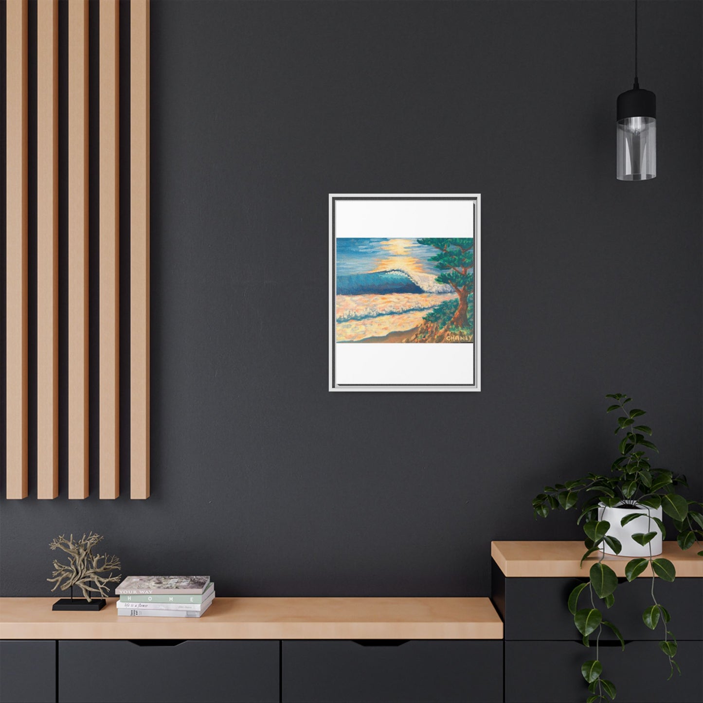 Matte Canvas, Framed (Multi-color)
