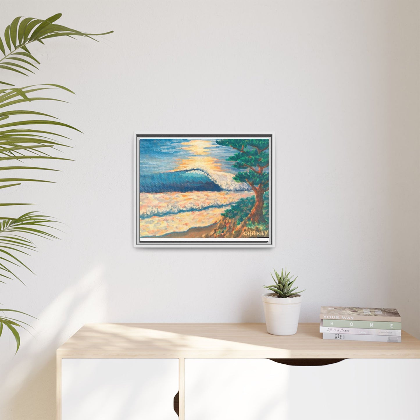 Matte Canvas, Framed (Multi-color)