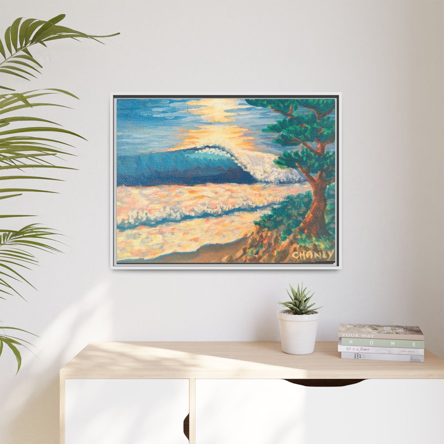 Matte Canvas, Framed (Multi-color)