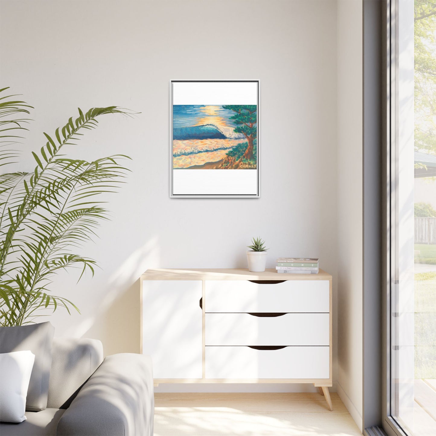 Matte Canvas, Framed (Multi-color)