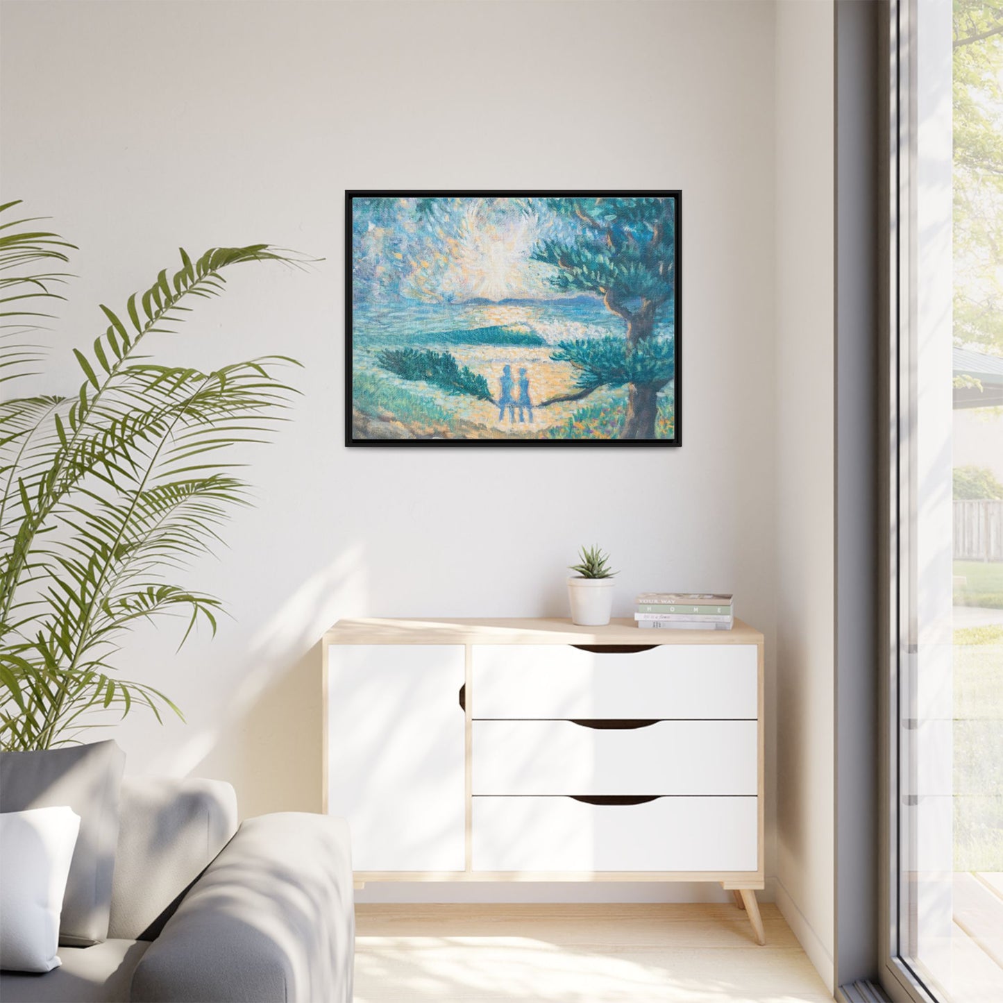 Matte Canvas, Framed (Multi-color)