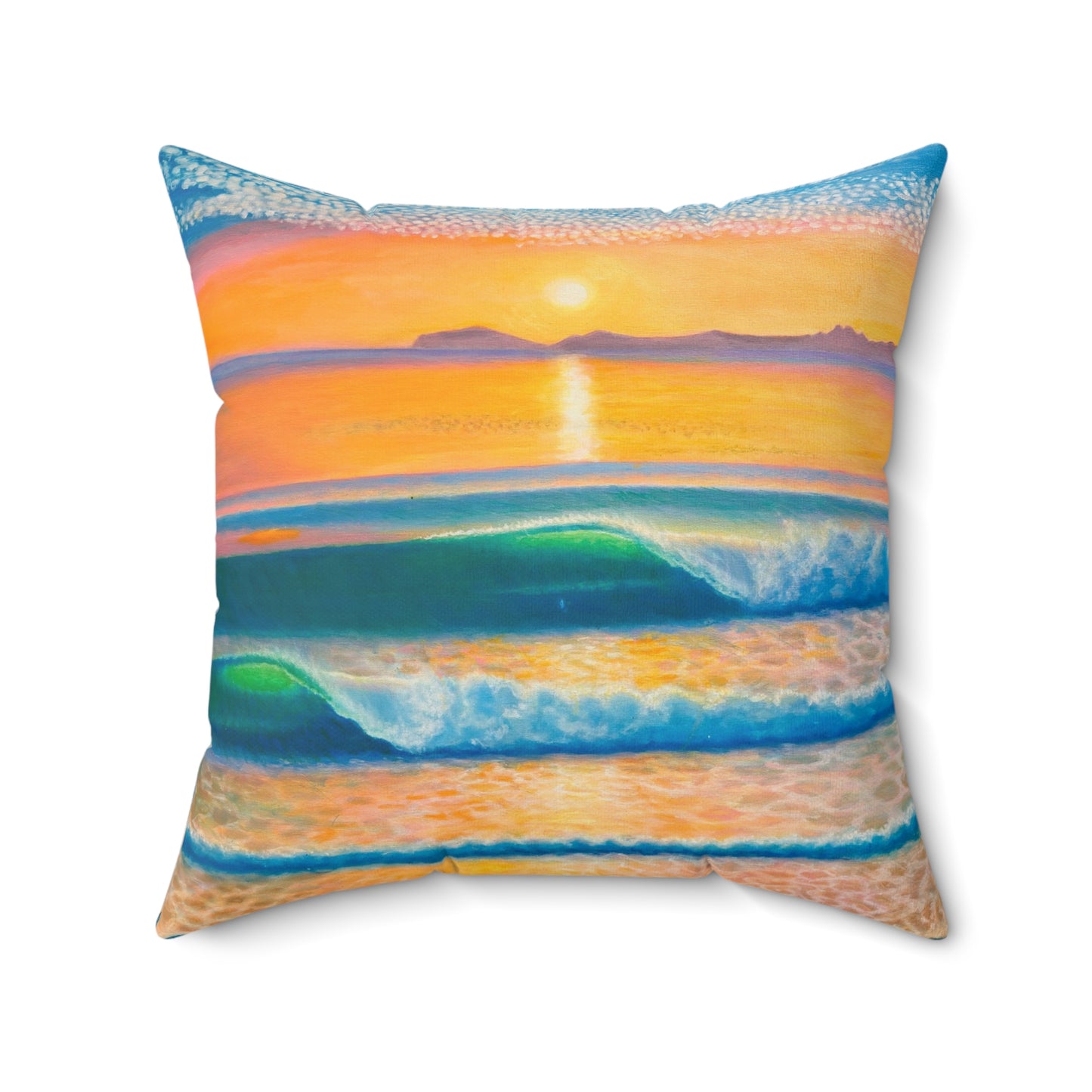 Spun Polyester Square Pillow