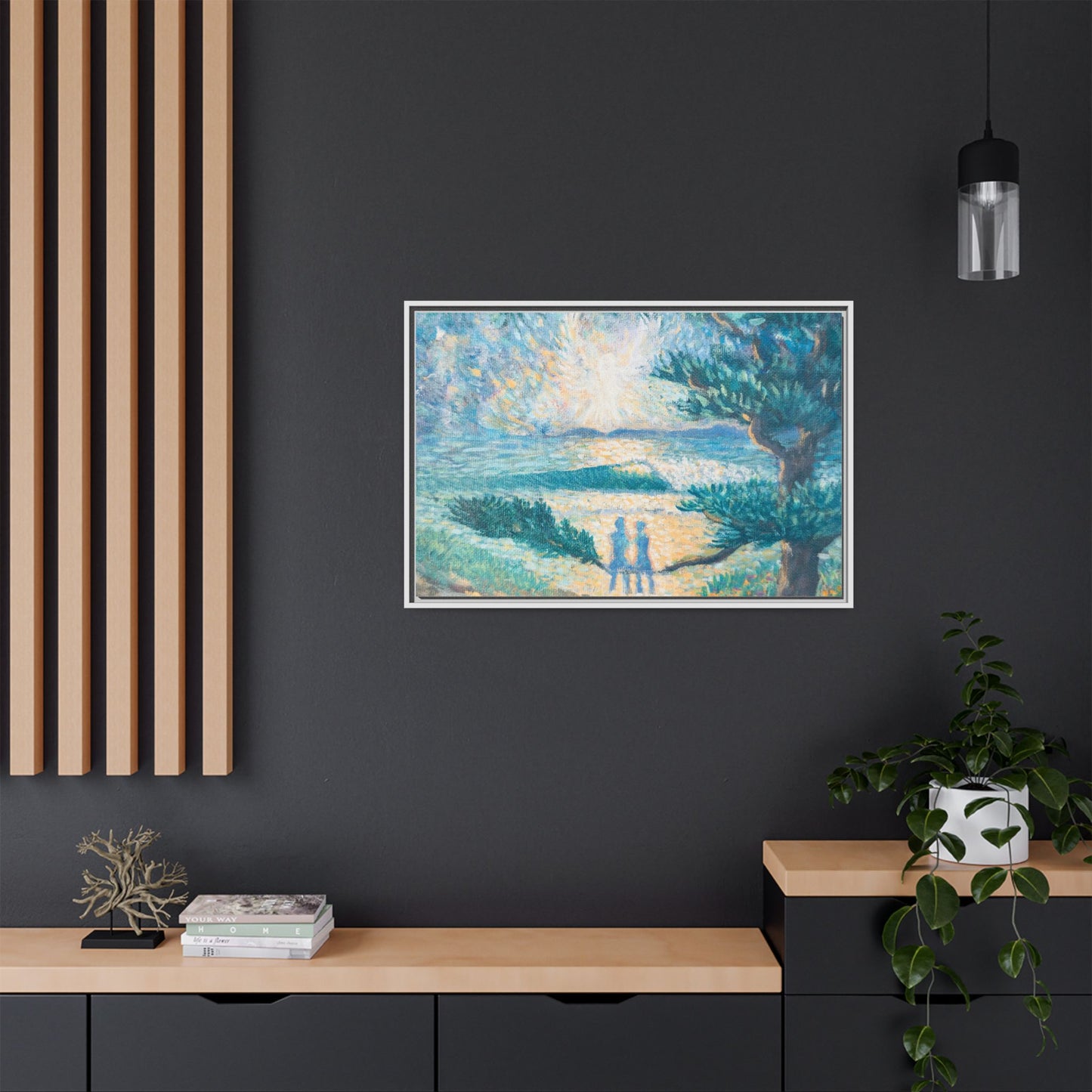 Matte Canvas, Framed (Multi-color)