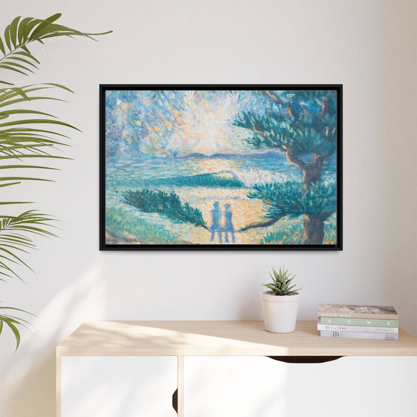 Matte Canvas, Framed (Multi-color)