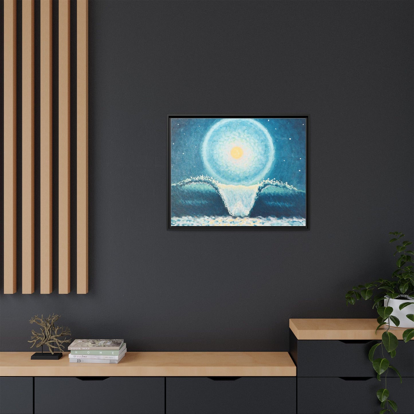 Matte Canvas, Framed (Multi-color)