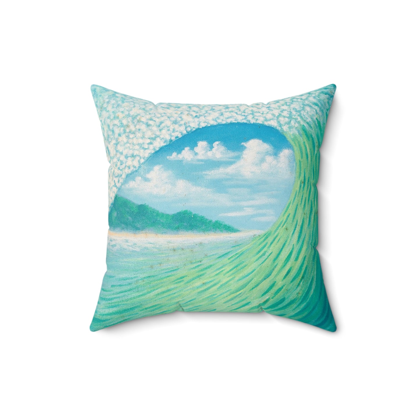 Spun Polyester Square Pillow